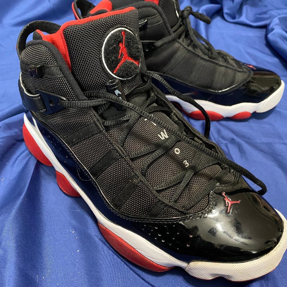 Jordan 6 Rings "Bred" in Red & Black